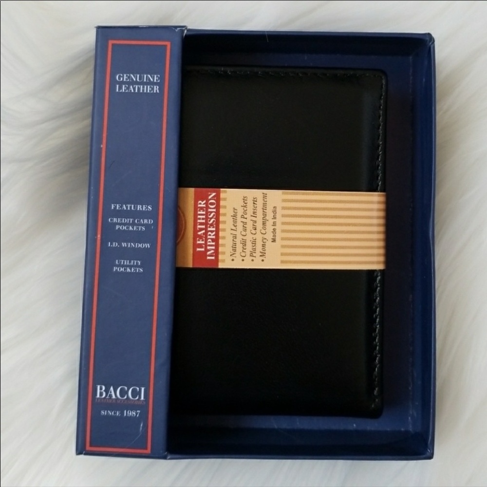Black Leather Wallet - Picture 5 of 5
